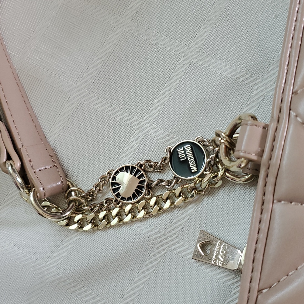 Love Moschino Pink Quilted Shoulder Bag - Picture 4 of 13